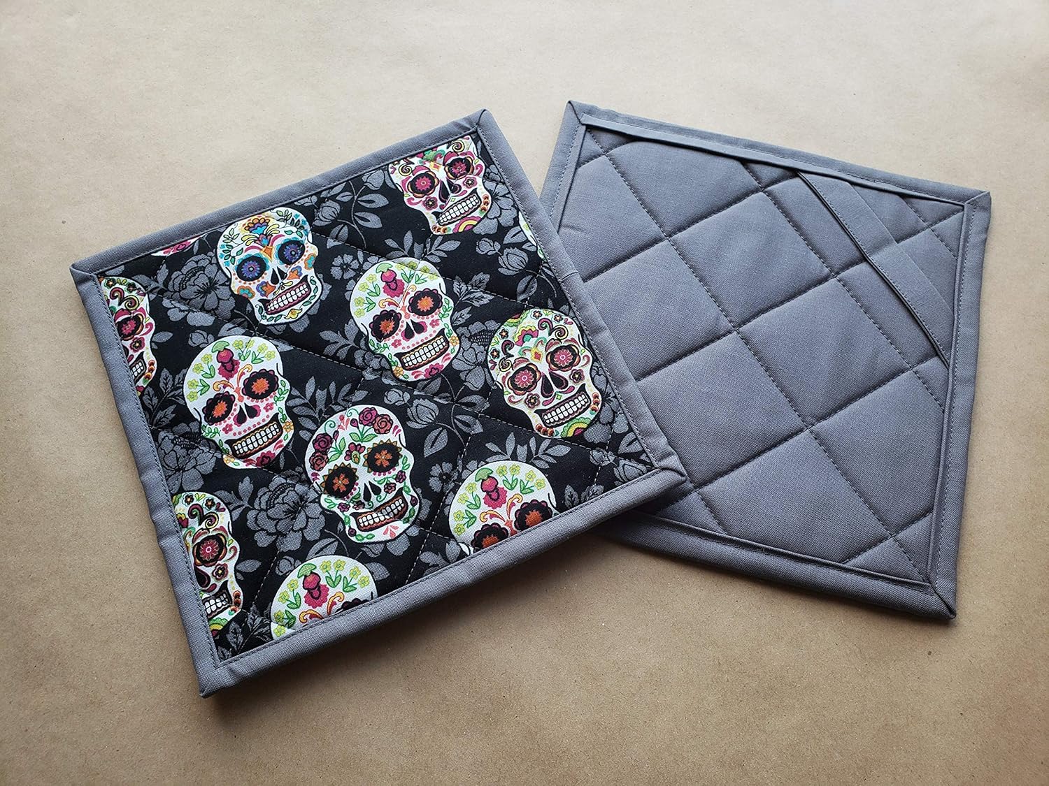 Da de Muertos Potholders Set